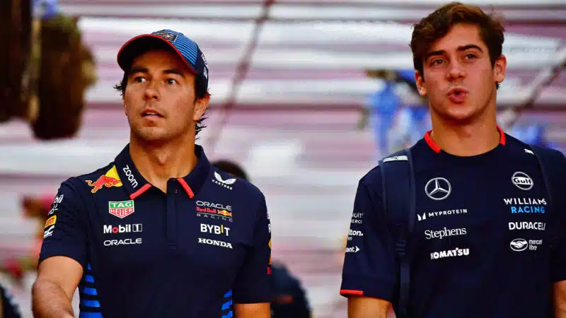 Sergio Perez and Franco Colapinto