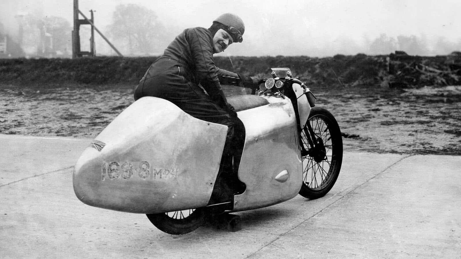 Eric Fernihough smiling on bike