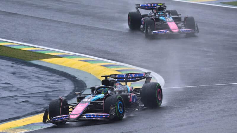 2024 Sao Paulo Grand Prix Esteban Ocon Pierre Gasly Alpine