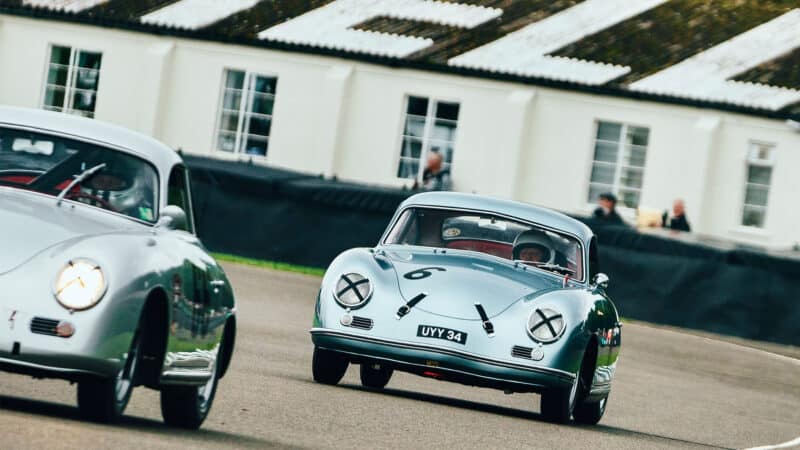 Denis Jenkinson Porsche 356 2024 Goodwood Members Meeting