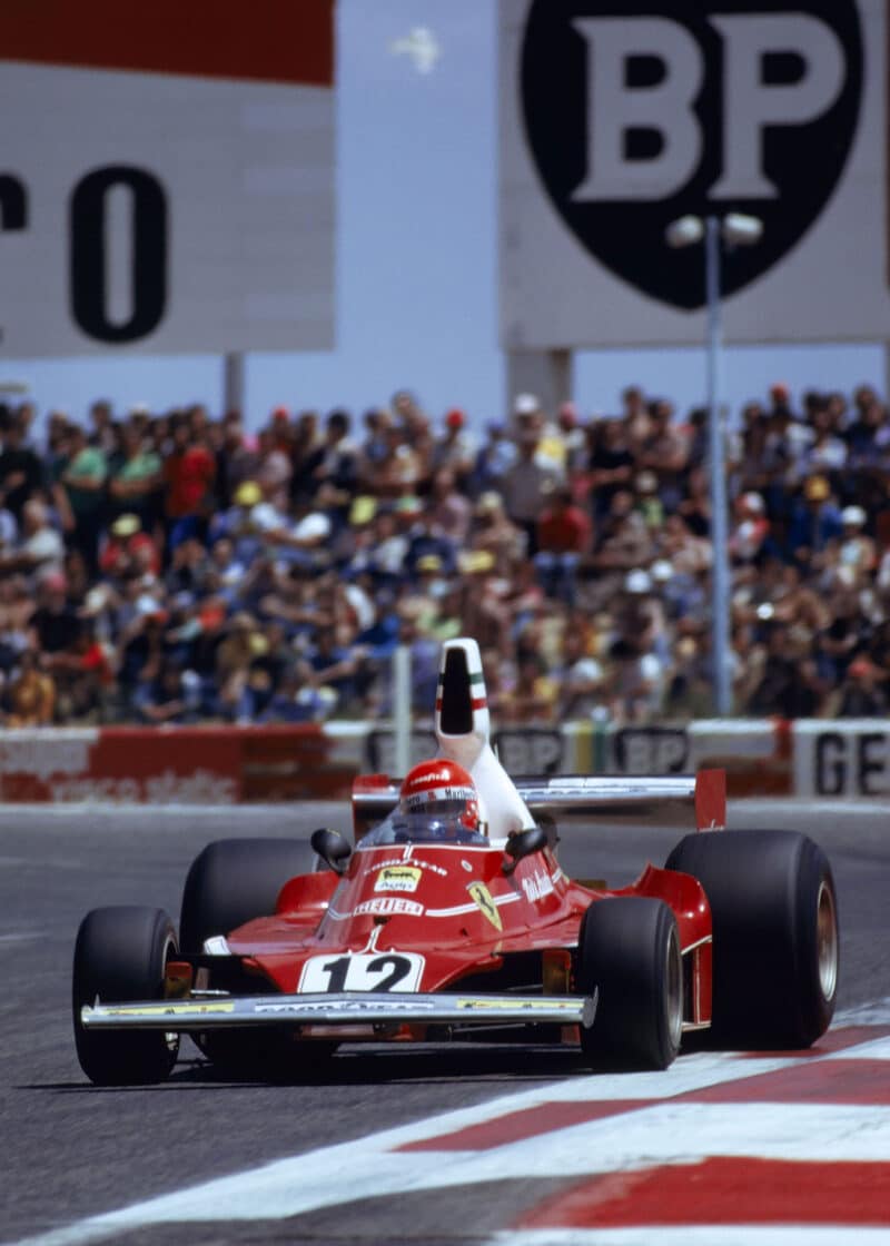 Ferrari 312T on track