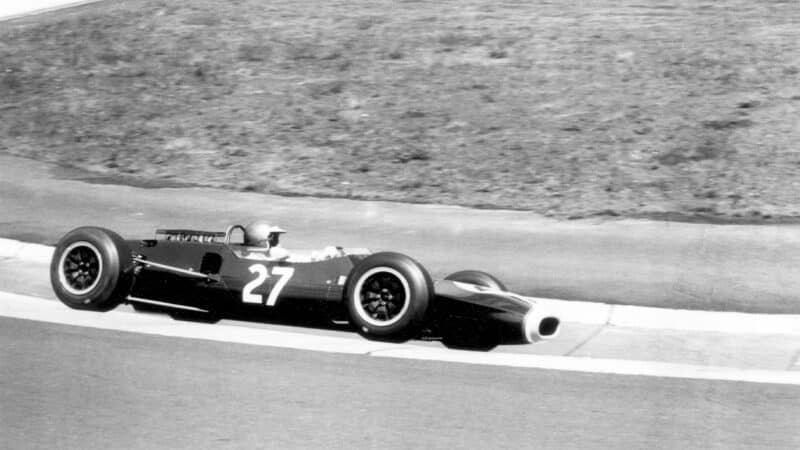 Jacky Ickx in F2 Matra at the Nurburgring in the 1966 German Grand Prix