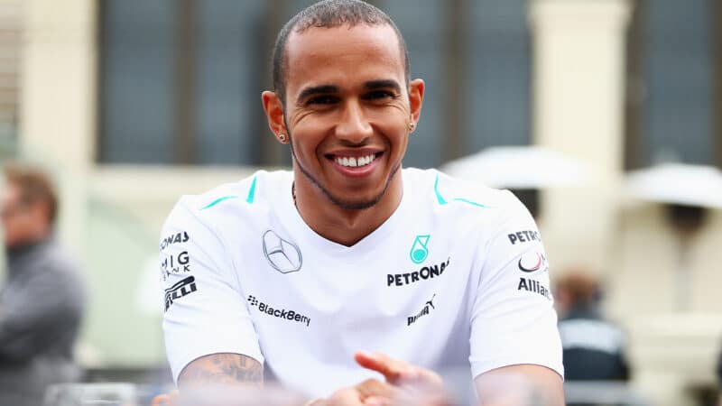 Lewis Hamilton ahead of the 2013 F1 Australian Grand Prix