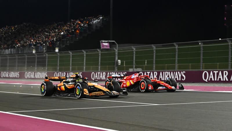 McLaren Ferrari 2024 Qatar Grand Prix