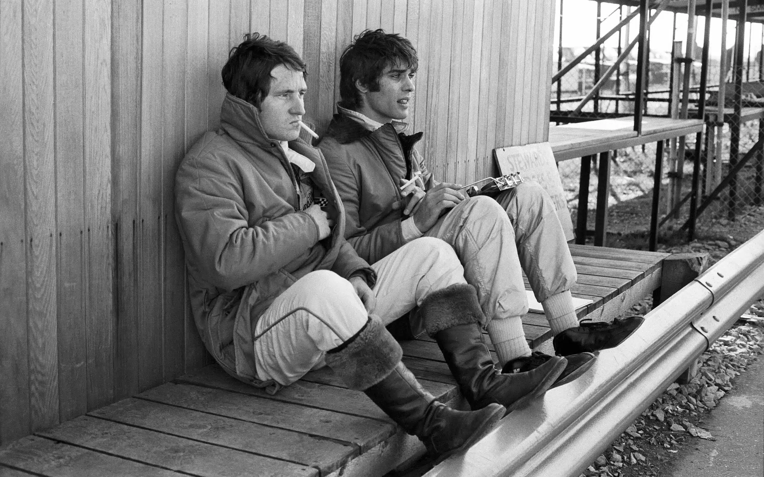 Patrick Depailler and Francois Cevert Thruxton, April 12, 1971