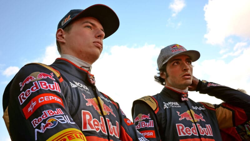 Verstappen Sainz Toro Rosso