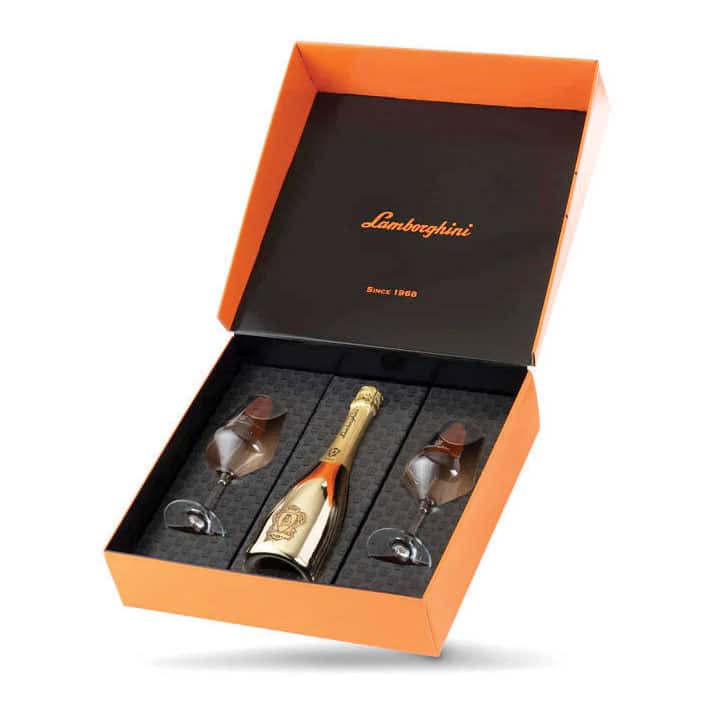 wine by Lamborghini gift set