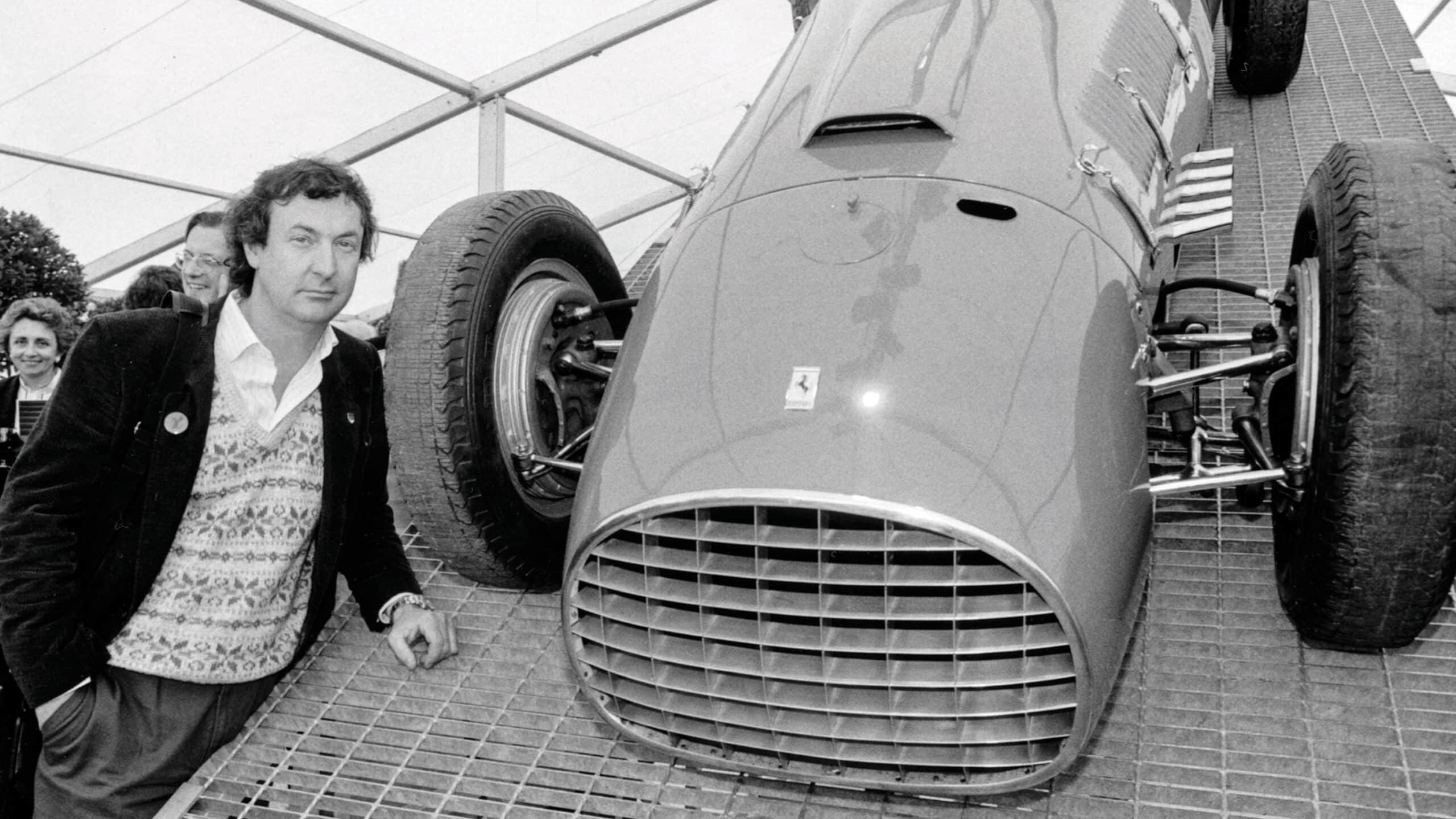 Nick Mason with Ferrari 166 Corsa