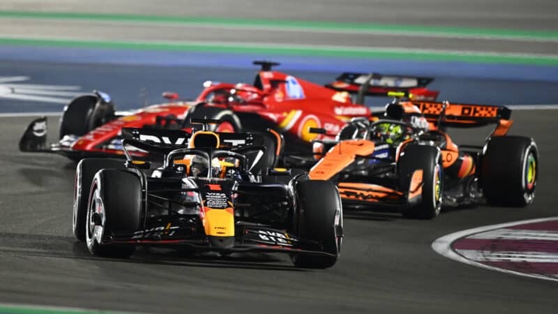 Red Bull leads McLaren and Ferrari in 2024 F1 Qatar Grand Prix