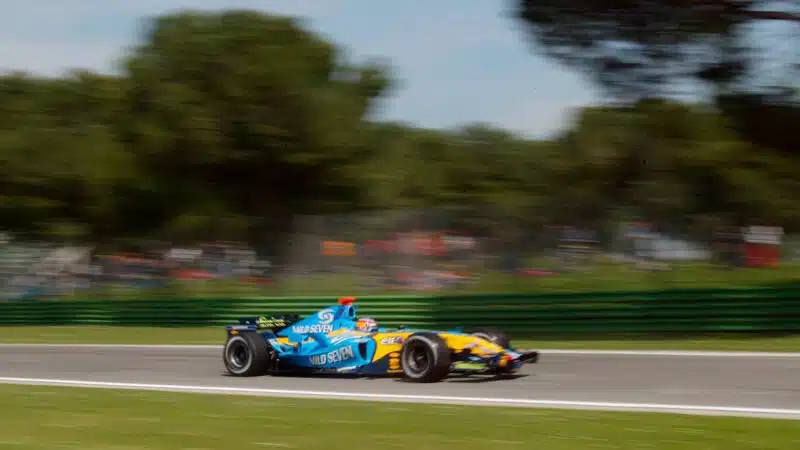 2005 Renault V10 F1 car of Fernando Alonso