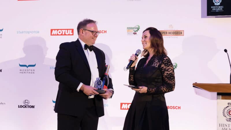 our own Damien Smith won the Outstanding Journalism gong at the RAC Historic Awards at the end of last year for Motor Sport’s cover interview with Alain Prost