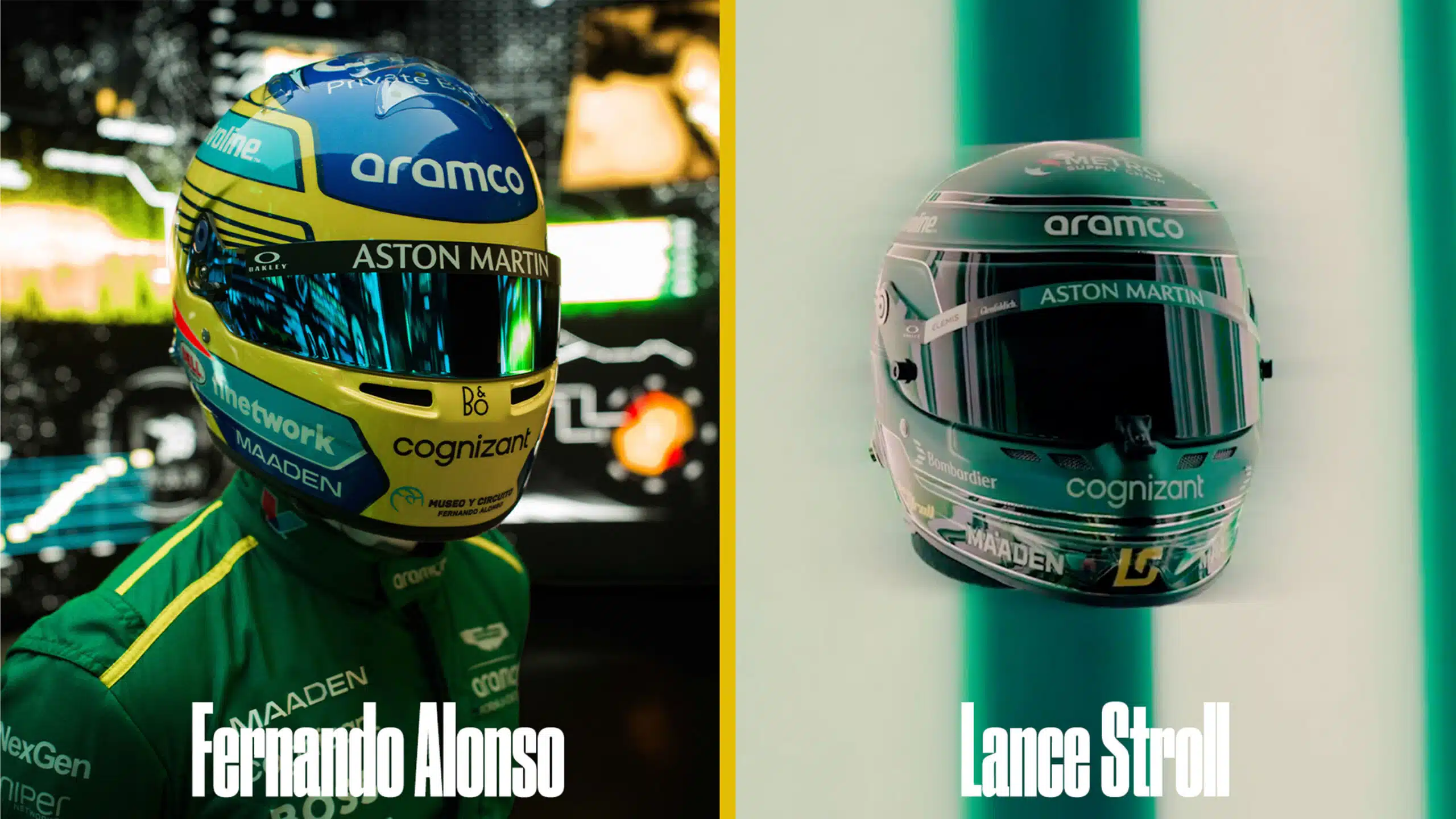 Aston Martin 2025 helmets