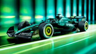 2025 Aston Martin F1 car launch: AMR25 revealed in Bahrain shakedown