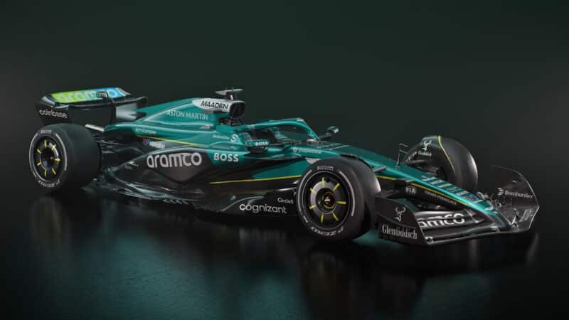 Aston Martin 2025 F1 car livery