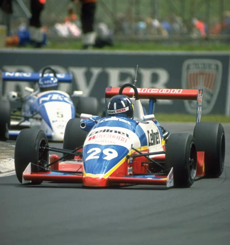 F3000 Damon Hill at Silverstone 1988