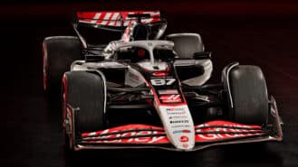 Haas 2025 F1 car launch: VF-25 spotted at Silverstone