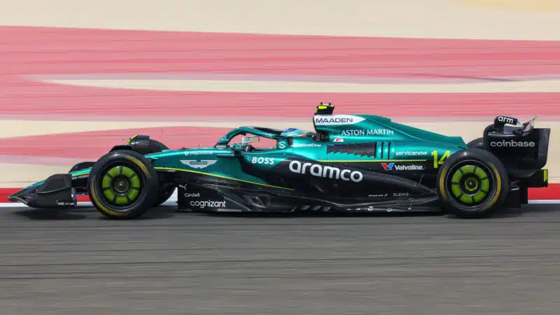 Fernando Alonso Aston Martin F1 2025 pre-season testing Bahrain