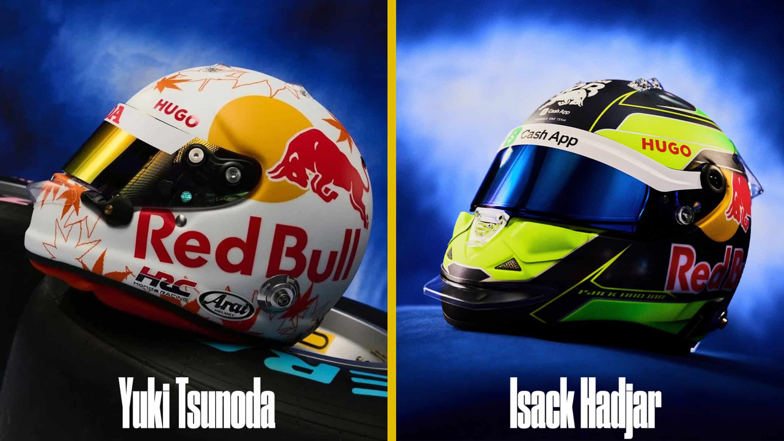 Racing Bulls 2025 helmets