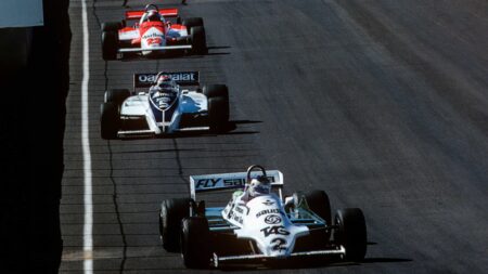 38. 1981 Caesars Palace GP: Piquet champion as Reutemann dissapears in desert