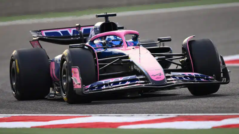 Alpine of Pierre Gasly in 2025 F1 preseason testing