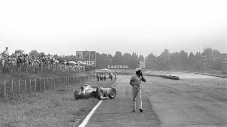 31. 1956 Italian GP: Fangio’s fourth title after Collins’ sportsmanship