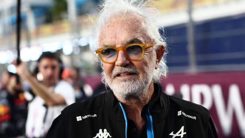 Flavio Briatore II Alpine 2024 ABu Dhabi GP