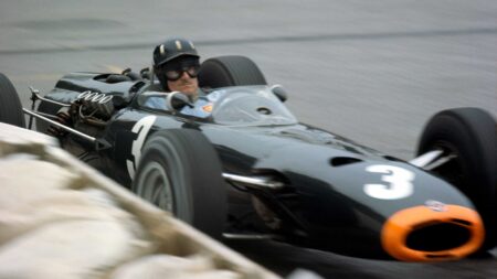 70. 1965 Monaco GP: Hill the master with Hawkins in harbour