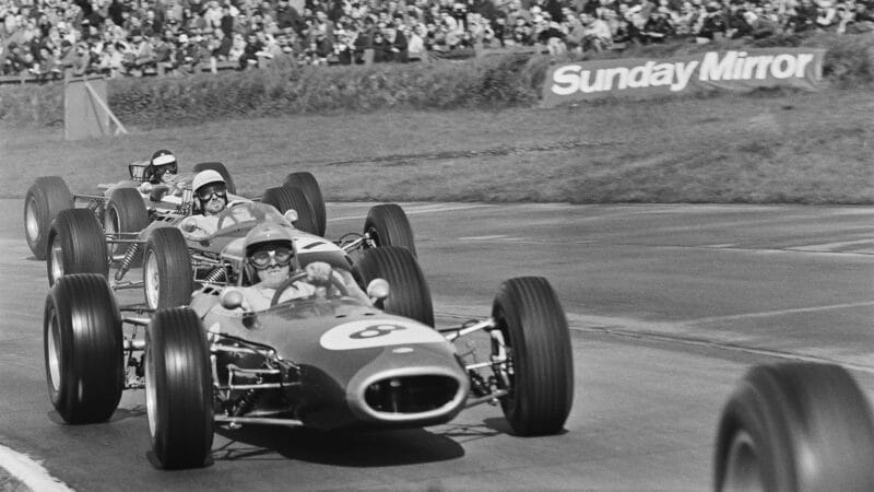 Jack Brabham Jo Bonnier Mike Spence 1965 Race of Champions Brands Hatch