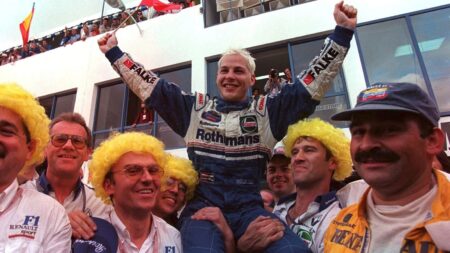 54. 1997 European GP: Jacques Villeneuve emerges champion from controversial Schumacher clash