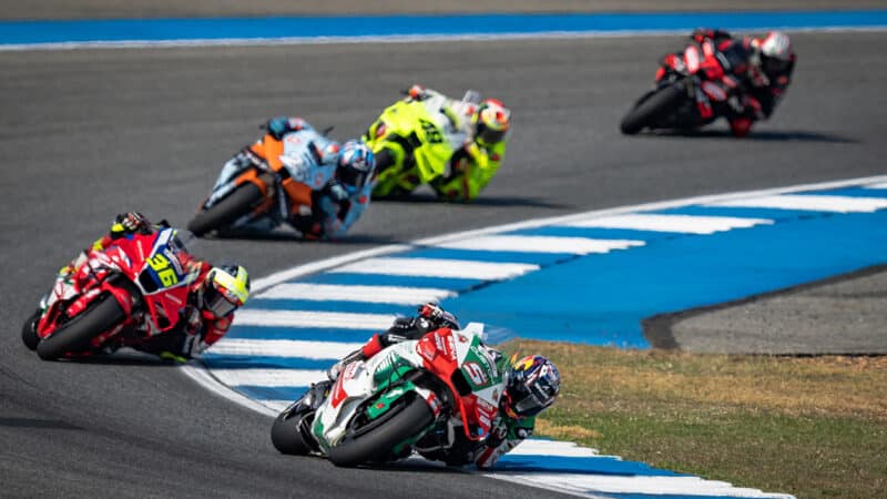 Johann Zarco leads pack in 2025 MotoGP Thai GP