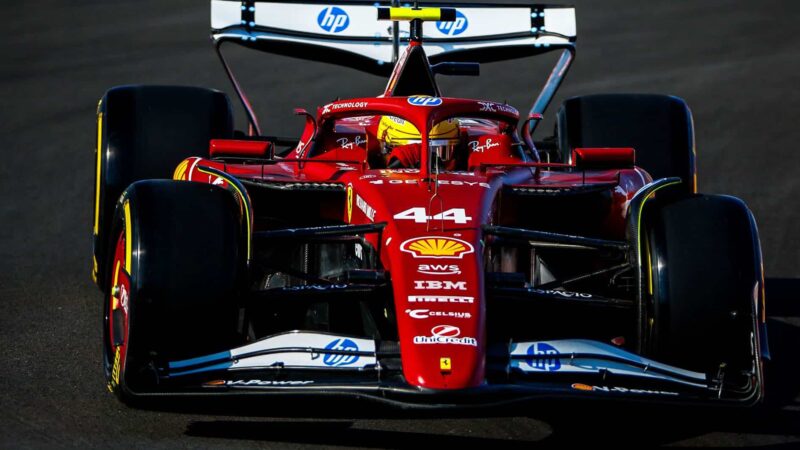 Lewis Hamilton Ferrari 2025 Chinese GP