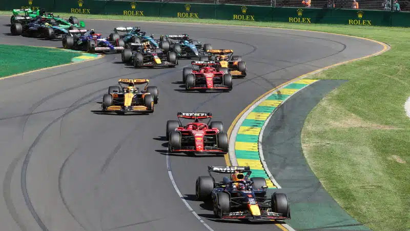 Start of 2024 Australian Grand Prix