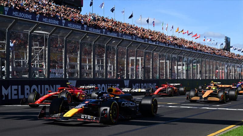 Start of 2024 F1 Australian Grand Prix