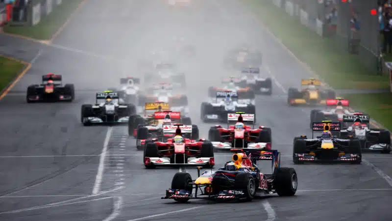 Wet start to 2010 Australian GP