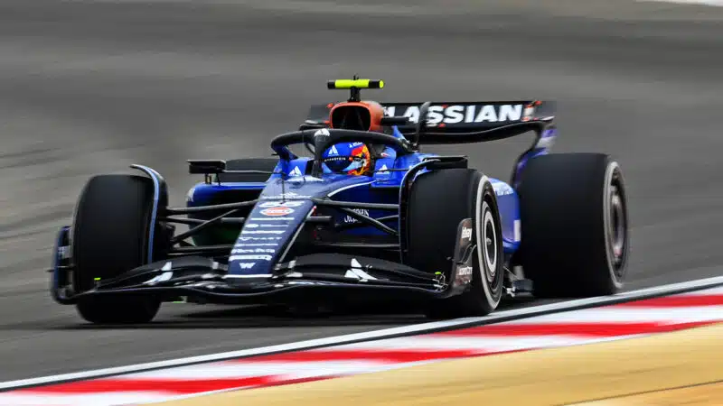 Williams of Carlos Sainz in 2025 F1 preseason testing