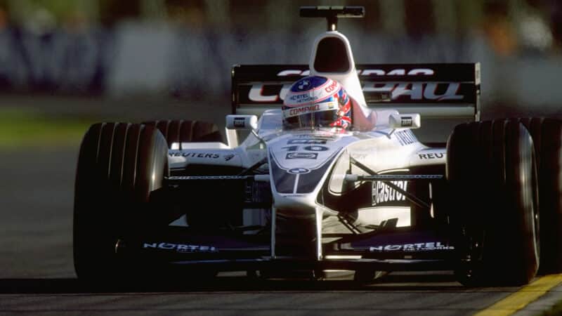 Williams of Jenson Button in 2000 Australian Grand Prix