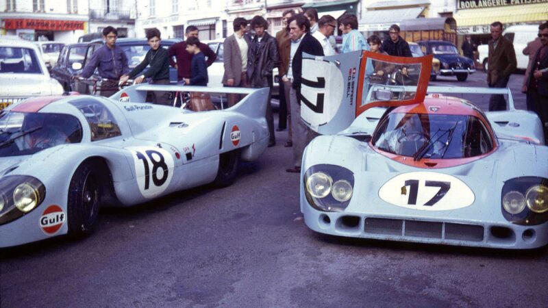 the square at La Chartre was a sight in 1971