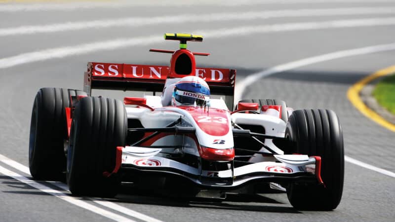 Anthony Davidson on track 07