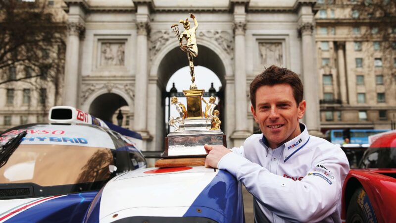 Anthony Davidson’s name on the Tourist Trophy