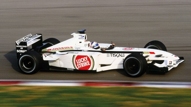 Barcelona January 2002. Anthony Davidson