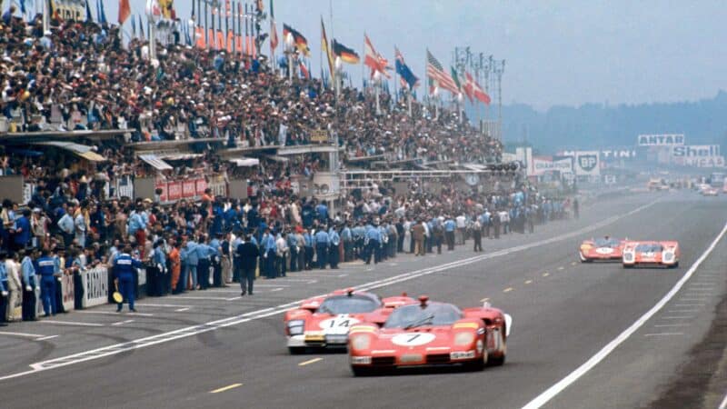 Ferrari 512S with Ronnie Peterson Le Mans 1970