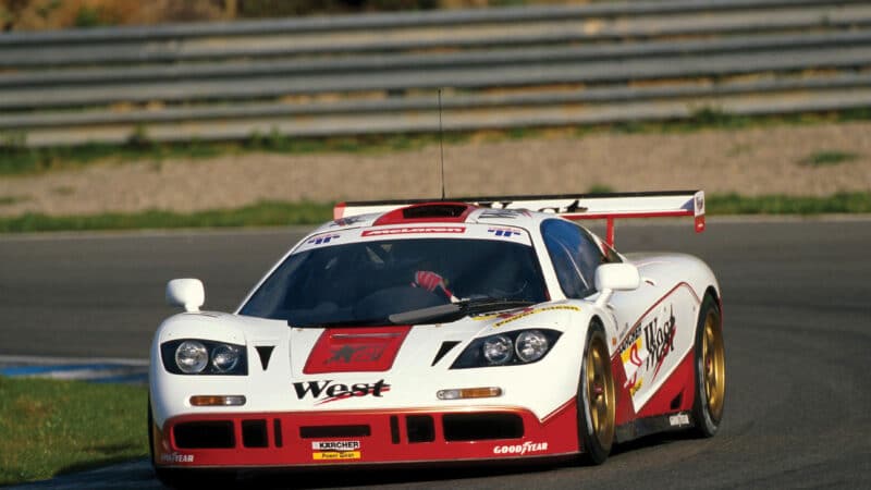 An F1 GTR at Jerez in 1995’s BPR Global GT Series.
