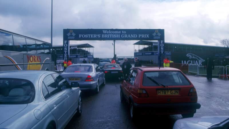 The big traffic jams British Grand Prix, Silverstone, 23 April 2000