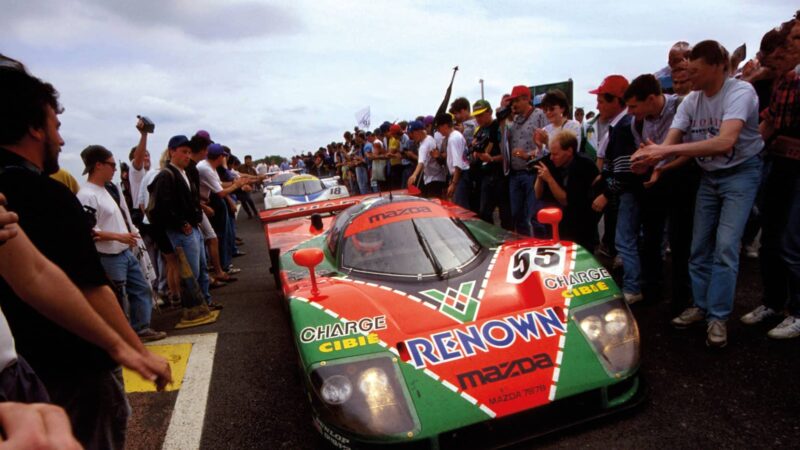 Few fancied Mazda against the Jaguars and Mercedes, but lighter weight and the sheer determination of its drivers made the difference