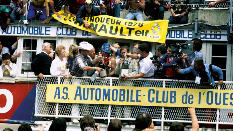 podium scenes, once Pironi had made it there