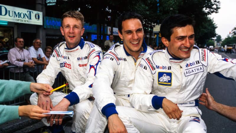 L-R McNish, AÏello, Ortelli