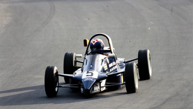 Don Hardman racing a Reynard in March