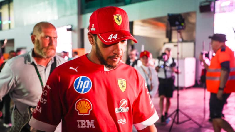 Lewis Hamilton after the 2025 Saudi Arabian Grand Prix
