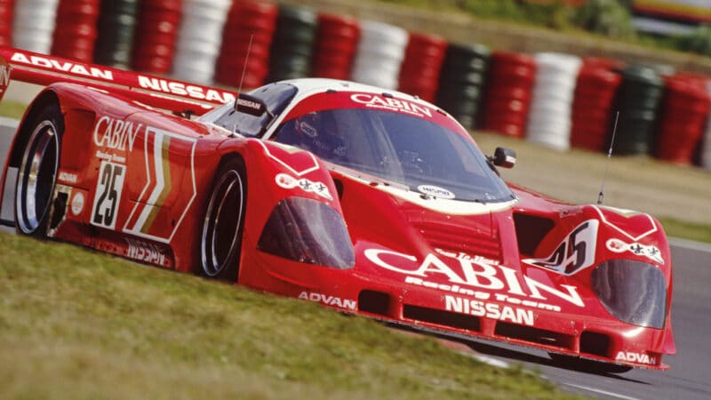 Cabin-liveried R89C in the 1990 Suzuka WSC round