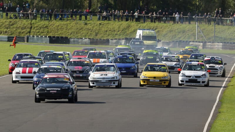 Howards Day race start at Castle Combe